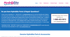 Desktop Screenshot of hydrobikeparts.com